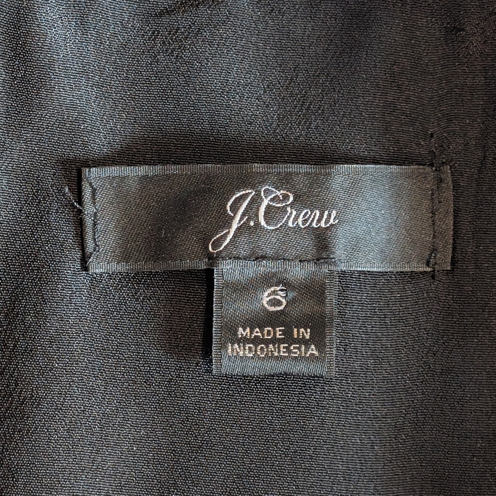 J.Crew Metallic Dot Jacquard Dress | Size 6 | Holiday Party Long Sleeve - Picture 14 of 16